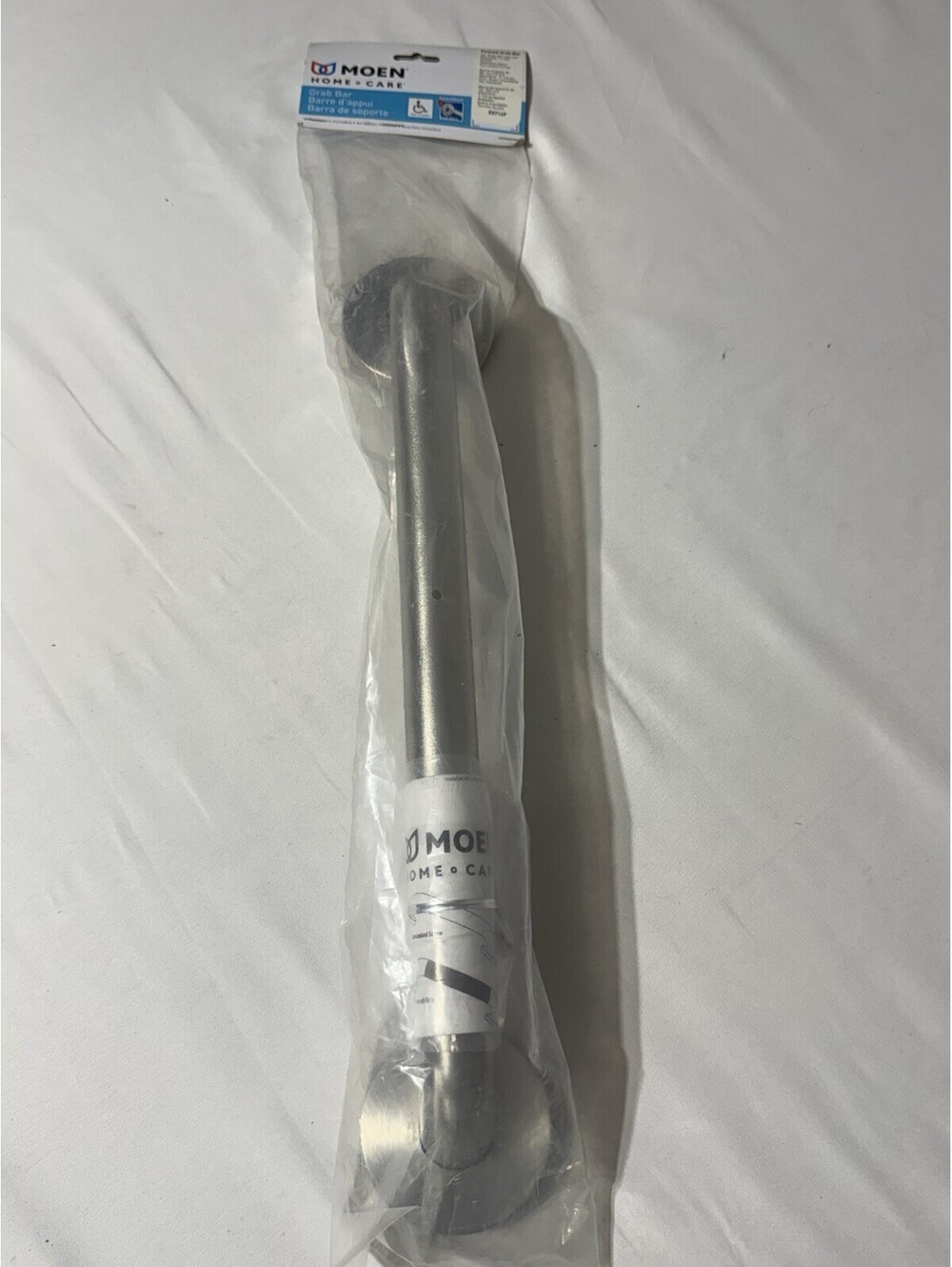 Brand New Moen Home Care 16" Peened Grab Bar Stainless Steel R8716P - Picture 2 of 3